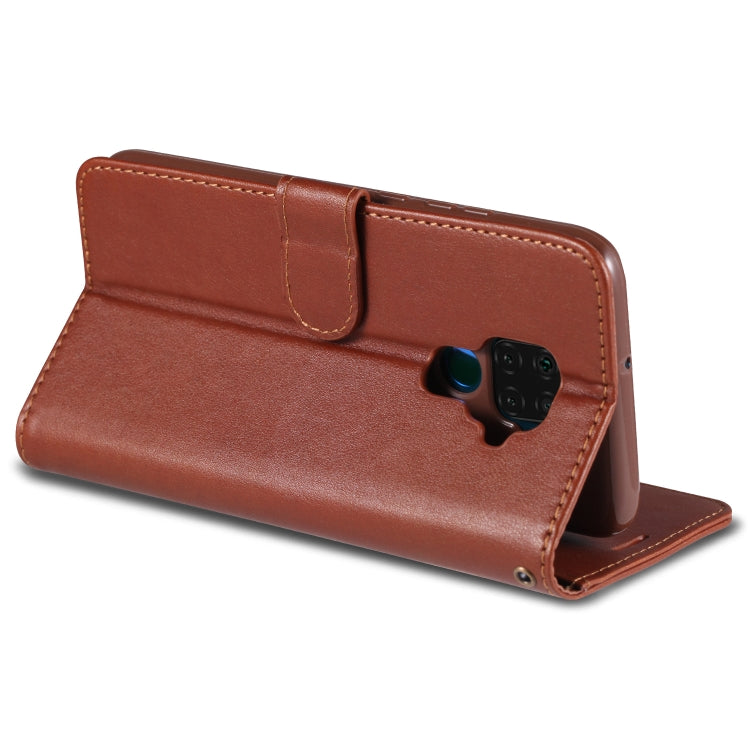 For Huawei Mate 30 Lite / Nova 5i Pro AZNS Sheepskin Texture Horizontal Flip Leather Case with Holder & Card Slots & Wallet(Brown) - Huawei Cases by AZNS | Online Shopping UK | buy2fix