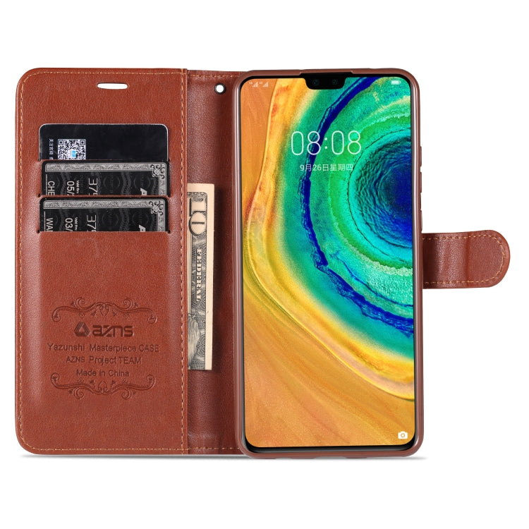 For Huawei Mate 30 / Mate 30 Pro AZNS Sheepskin Texture Horizontal Flip Leather Case with Holder & Card Slots & Wallet(Black) - Huawei Cases by AZNS | Online Shopping UK | buy2fix