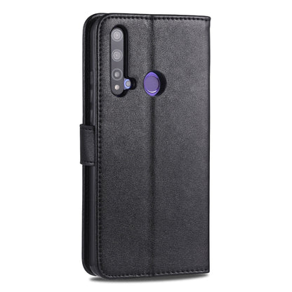 For Huawei Nova 5i / P20 Lite(2019) AZNS Sheepskin Texture Horizontal Flip Leather Case with Holder & Card Slots & Wallet(Black) - Huawei Cases by AZNS | Online Shopping UK | buy2fix