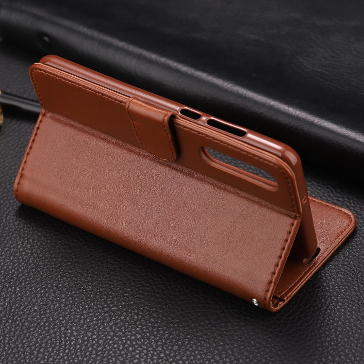 For Huawei P30 AZNS Sheepskin Texture Horizontal Flip Leather Case with Holder & Card Slots & Wallet(Black) - Huawei Cases by AZNS | Online Shopping UK | buy2fix