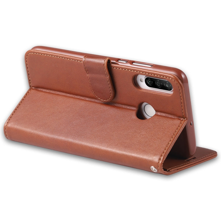 For Huawei P30 Lite / Nova 4E AZNS Sheepskin Texture Horizontal Flip Leather Case with Holder & Card Slots & Wallet(Black) - Huawei Cases by AZNS | Online Shopping UK | buy2fix