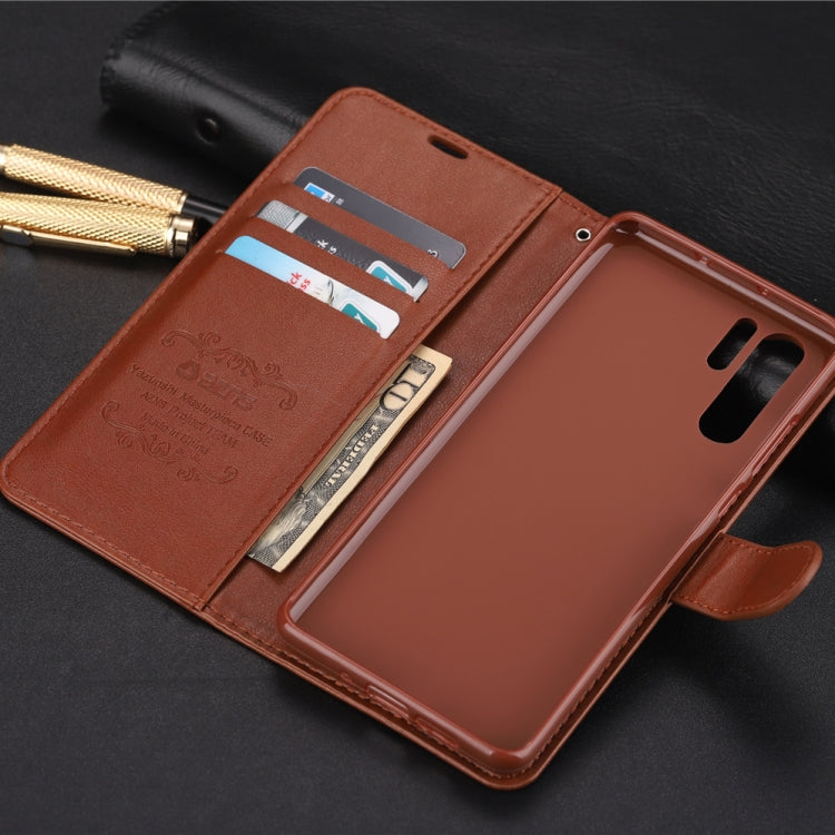 For Huawei P30 Pro AZNS Sheepskin Texture Horizontal Flip Leather Case with Holder & Card Slots & Wallet(Black) - Huawei Cases by AZNS | Online Shopping UK | buy2fix