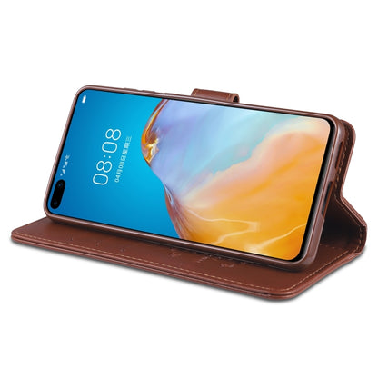 For Huawei P40 / P40 Pro AZNS Sheepskin Texture Horizontal Flip Leather Case with Holder & Card Slots & Wallet(Brown) - Huawei Cases by AZNS | Online Shopping UK | buy2fix