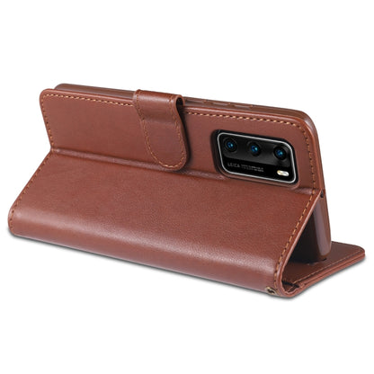 For Huawei P40 / P40 Pro AZNS Sheepskin Texture Horizontal Flip Leather Case with Holder & Card Slots & Wallet(Brown) - Huawei Cases by AZNS | Online Shopping UK | buy2fix