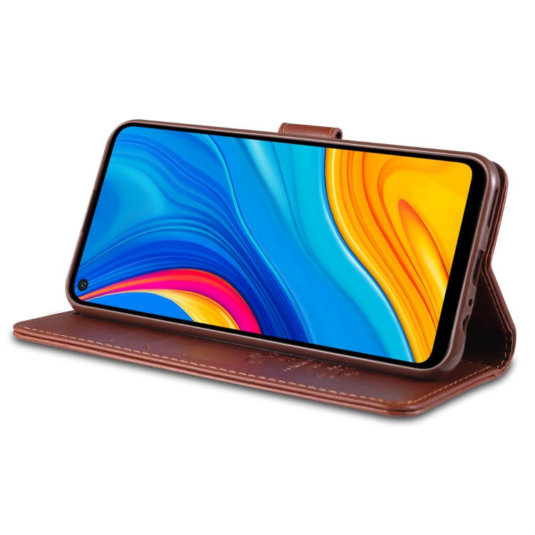 For Huawei Enjoy 10 / Honor Play 3 AZNS Sheepskin Texture Horizontal Flip Leather Case with Holder & Card Slots & Wallet(Brown) - Honor Cases by AZNS | Online Shopping UK | buy2fix