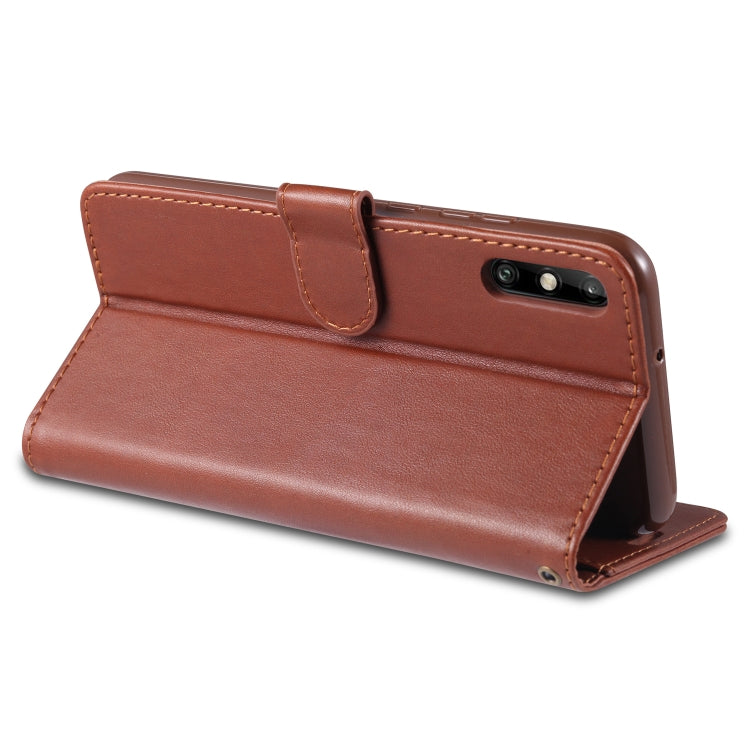 For Huawei Enjoy 10e AZNS Sheepskin Texture Horizontal Flip Leather Case with Holder & Card Slots & Wallet(Red) - Huawei Cases by AZNS | Online Shopping UK | buy2fix