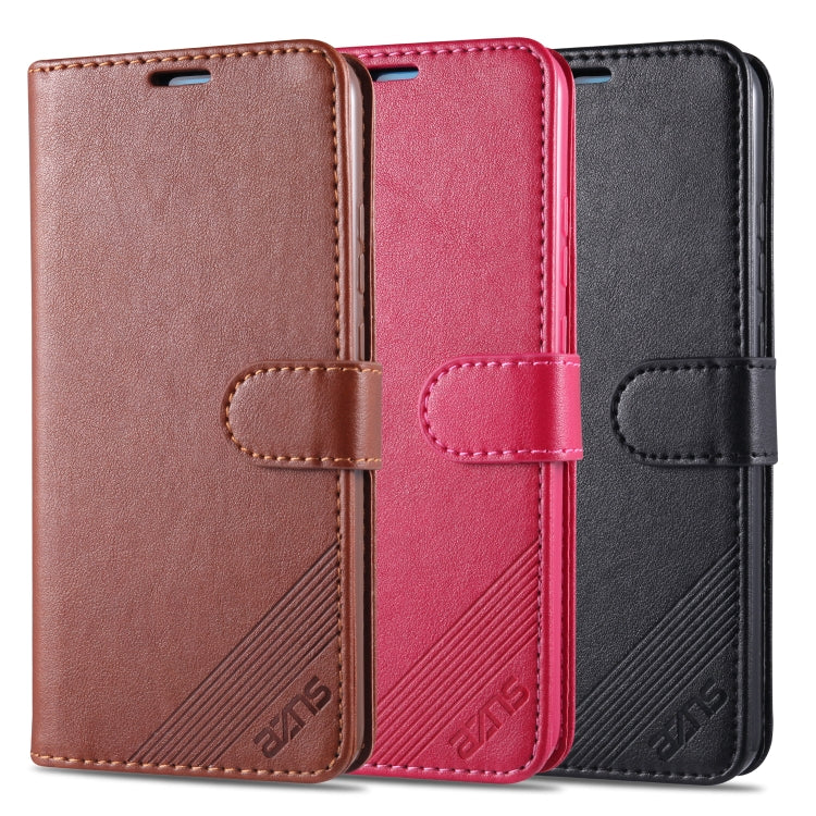 For Huawei Honor 10 Lite AZNS Sheepskin Texture Horizontal Flip Leather Case with Holder & Card Slots & Wallet(Red) - Honor Cases by AZNS | Online Shopping UK | buy2fix