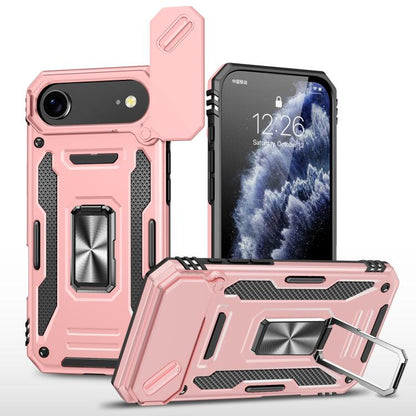 For iPhone Air Armor PC + TPU Camera Shield Phone Case(Rose Gold) - iPhone Air Cases by buy2fix | Online Shopping UK | buy2fix