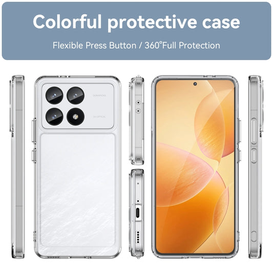 For Xiaomi Redmi K70 Pro Candy Series TPU Phone Case(Transparent) - Xiaomi Cases by buy2fix | Online Shopping UK | buy2fix