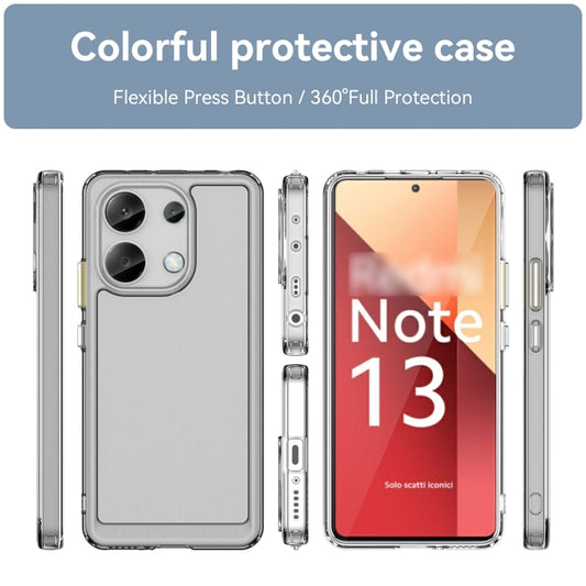 For Xiaomi Redmi Note 13 4G Candy Series TPU Phone Case(Transparent) - Xiaomi Cases by buy2fix | Online Shopping UK | buy2fix