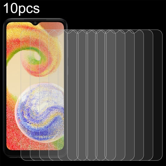 For Samsung Galaxy A05 / A05e 10pcs 0.26mm 9H 2.5D Tempered Glass Film
