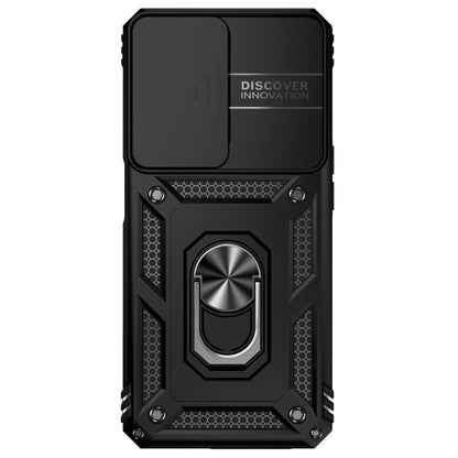 For OPPO A57 Sliding Camshield Holder Phone Case(Black) by buy2fix