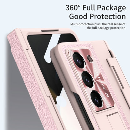 For Samsung Galaxy Z Fold5 5G Integrated Full Coverage Phone Case with Hinge(Pink) - Galaxy Z Fold5 Cases by buy2fix | Online Shopping UK | buy2fix