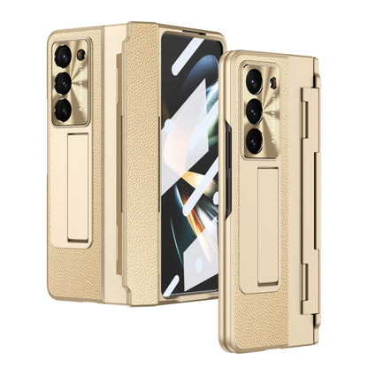 For Samsung Galaxy Z Fold5 5G Integrated Full Coverage Phone Case with Hinge(Gold) - Galaxy Z Fold5 Cases by buy2fix | Online Shopping UK | buy2fix