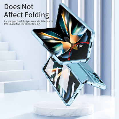 For Samsung Galaxy Z Fold5 5G Integrated Full Coverage Phone Case with Hinge(Blue) - Galaxy Z Fold5 Cases by buy2fix | Online Shopping UK | buy2fix