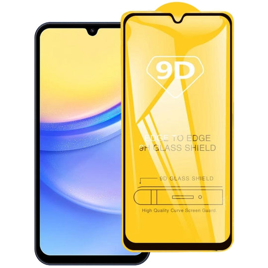 For Samsung Galaxy A15 5G 9D Full Glue Screen Tempered Glass Film