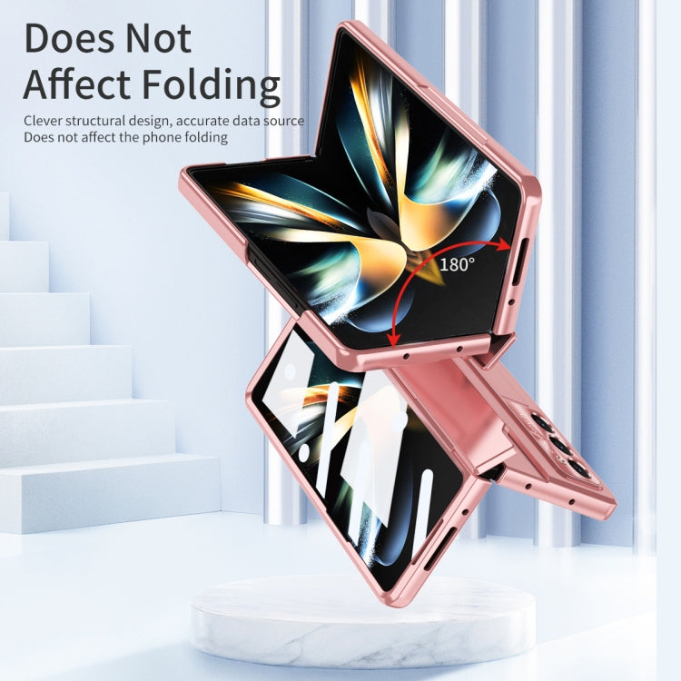 For Samsung Galaxy Z Fold5 5G Integrated Folding Phone Case with Hinge(Rose Gold) - Galaxy Z Fold5 Cases by buy2fix | Online Shopping UK | buy2fix