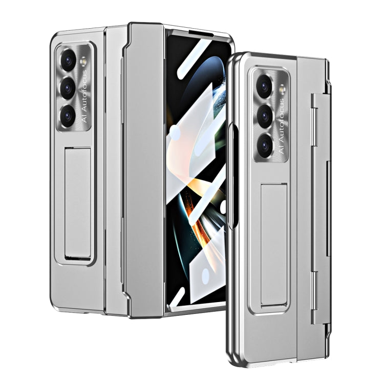 For Samsung Galaxy Z Fold5 5G Integrated Folding Phone Case with Hinge(Silver) - Galaxy Z Fold5 Cases by buy2fix | Online Shopping UK | buy2fix