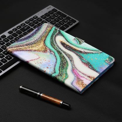 For iPad 10.2 / Air 2019 / Pro 10.5 Colored Drawing Stitching Horizontal Flip Leather Case, with Holder & Card Slots & Sleep / Wake-up Function(Colored Sand) - iPad 10.2 Cases by buy2fix | Online Shopping UK | buy2fix
