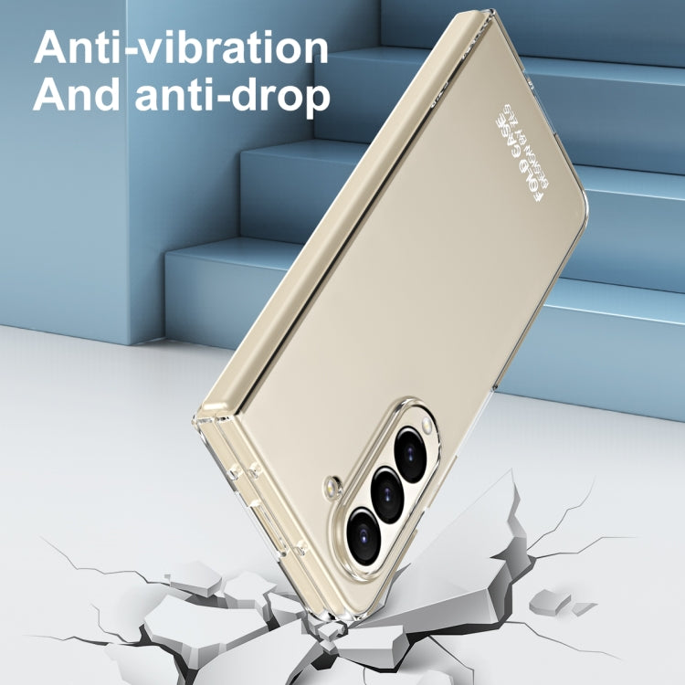 For Samsung Galaxy Z Fold5 5G Integrated AG Matte Folding Phone Case with Pen Slot(Transparent) - Galaxy Z Fold5 Cases by buy2fix | Online Shopping UK | buy2fix