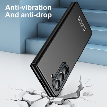 For Samsung Galaxy Z Fold5 5G Integrated AG Matte Folding Phone Case with Pen Slot(Black) - Galaxy Z Fold5 Cases by buy2fix | Online Shopping UK | buy2fix