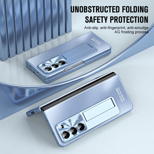 For Samsung Galaxy Z Fold5 5G Integrated AG Matte Folding Phone Case(Blue) - Galaxy Z Fold5 Cases by buy2fix | Online Shopping UK | buy2fix