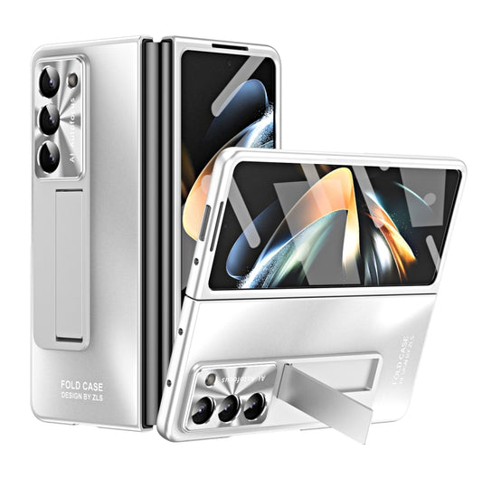 For Samsung Galaxy Z Fold5 5G Integrated AG Matte Folding Phone Case(Silver) - Galaxy Z Fold5 Cases by buy2fix | Online Shopping UK | buy2fix