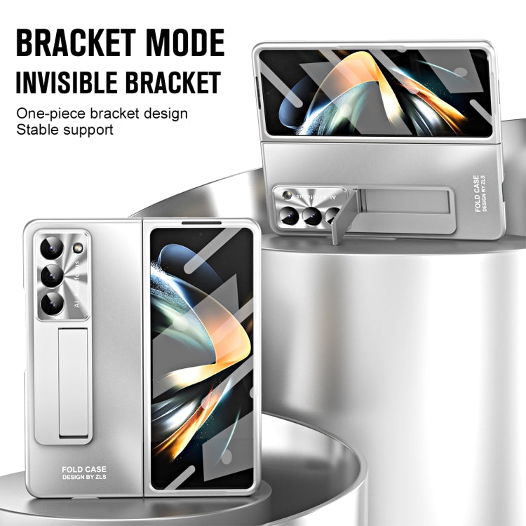 For Samsung Galaxy Z Fold5 5G Integrated AG Matte Folding Phone Case(Silver) - Galaxy Z Fold5 Cases by buy2fix | Online Shopping UK | buy2fix