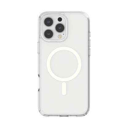 For iPhone 16 Pro Terminator Style Transparent MagSafe Magnetic Phone Case(Transparent) by buy2fix