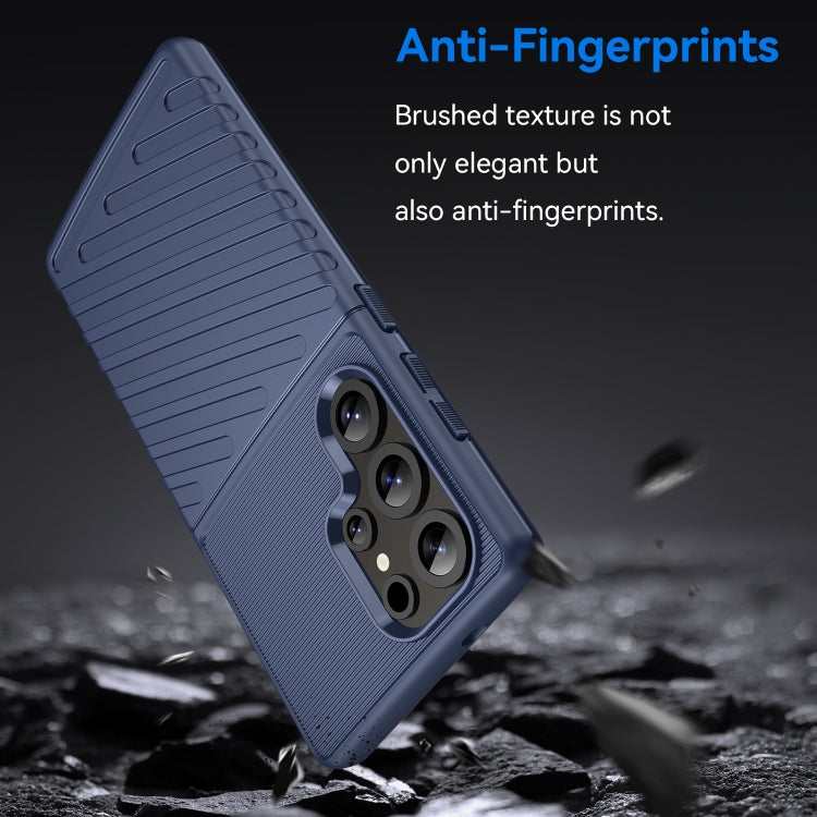 For Samsung Galaxy S25 Ultra 5G Thunderbolt Shockproof TPU Phone Case(Blue) by buy2fix