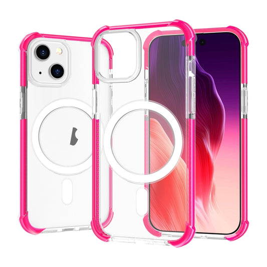 For iPhone 15 Plus Acrylic Magsafe Magnetic Shockproof Phone Case(Pink) - iPhone 15 Plus Cases by buy2fix | Online Shopping UK | buy2fix