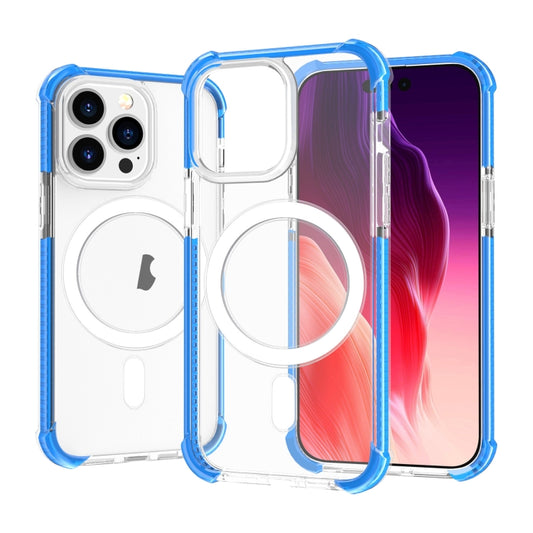 For iPhone 15 Pro Acrylic Magsafe Magnetic Shockproof Phone Case(Blue) - iPhone 15 Pro Cases by buy2fix | Online Shopping UK | buy2fix