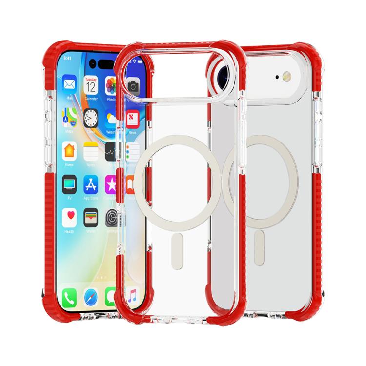 For iPhone Air Acrylic Magsafe Magnetic Shockproof Phone Case(Red) - iPhone Air Cases by buy2fix | Online Shopping UK | buy2fix