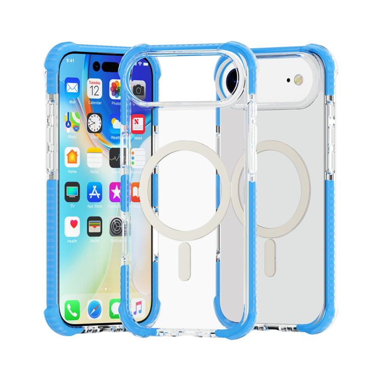 For iPhone Air Acrylic Magsafe Magnetic Shockproof Phone Case(Blue) - iPhone Air Cases by buy2fix | Online Shopping UK | buy2fix