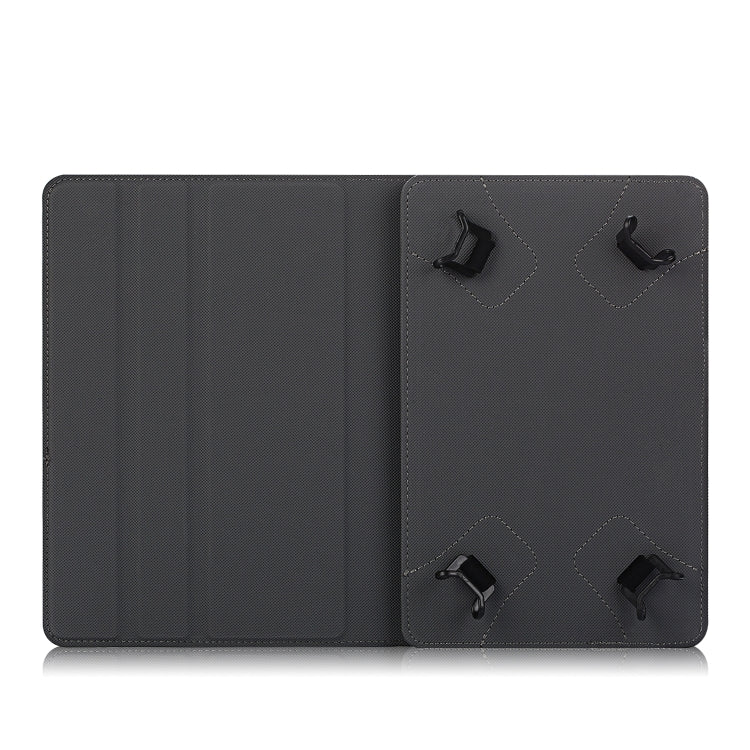 For 7-8 inch Marble Cloth Texture Horizontal Flip Universal Tablet PC Leather Case with Pen Slot & Holder(Grey) - 8 inch by buy2fix | Online Shopping UK | buy2fix