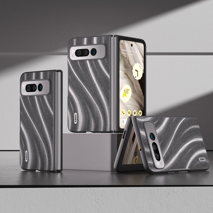 For Google Pixel Fold ABEEL Galactic Pattern Protective Phone Case(Grey) by buy2fix