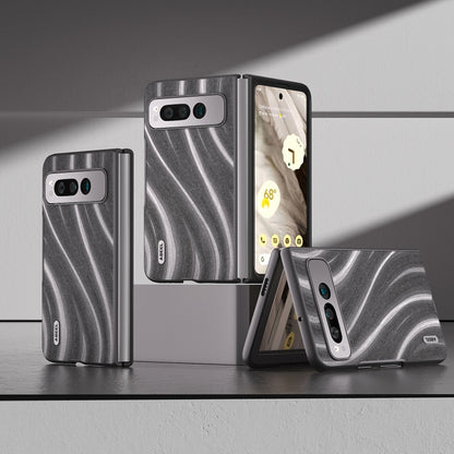 For Google Pixel Fold ABEEL Galactic Pattern Protective Phone Case(Grey) by buy2fix