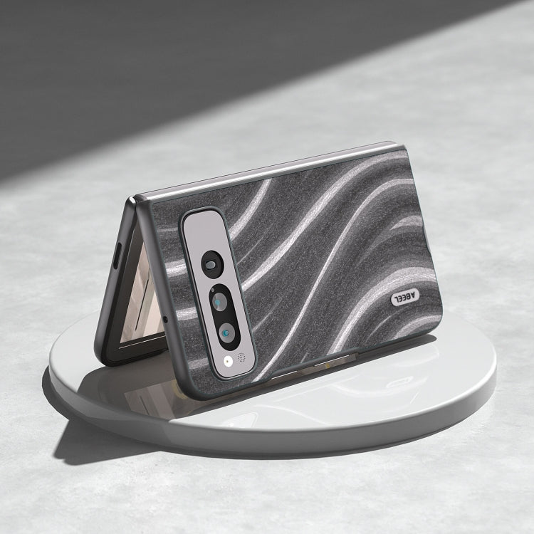 For Google Pixel Fold ABEEL Galactic Pattern Protective Phone Case(Grey) by buy2fix