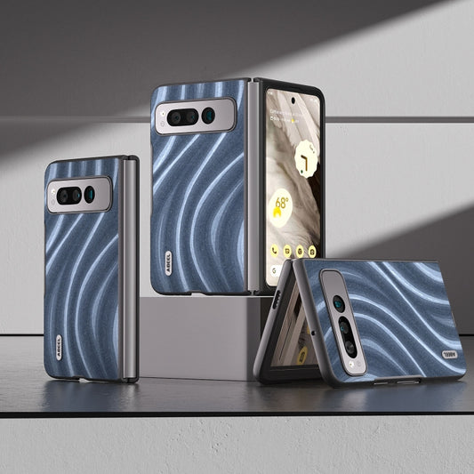 For Google Pixel Fold ABEEL Galactic Pattern Protective Phone Case(Blue) by buy2fix