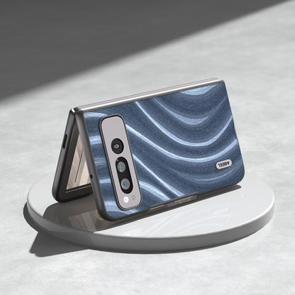 For Google Pixel Fold ABEEL Galactic Pattern Protective Phone Case(Blue) by buy2fix
