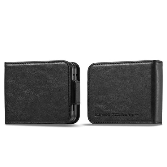 For Galaxy Z Flip8 5G LC.IMEEKE RFID Anti-theft Leather Phone Case(Black)