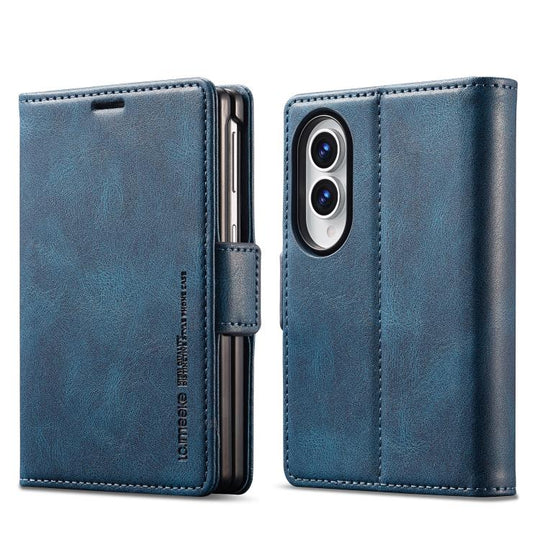 For Galaxy Z Fold8 5G LC.IMEEKE RFID Anti-theft Leather Phone Case(Blue)