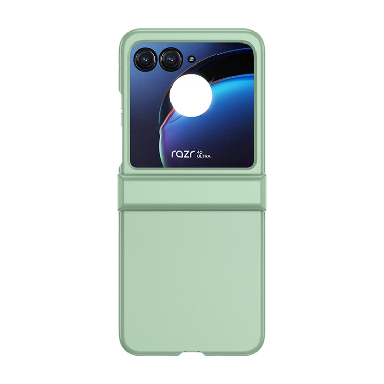 For Motorola Razr 40 Ultra Skin Feel PC Phone Case with Hinge(Mint Green) by buy2fix