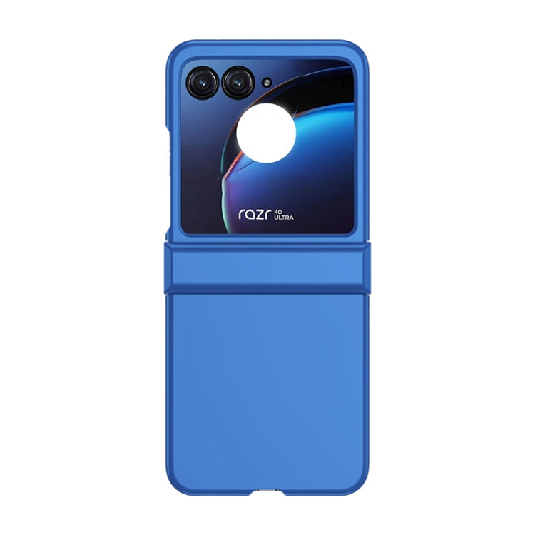 For Motorola Razr 40 Ultra Skin Feel PC Phone Case with Hinge(Blue) by buy2fix