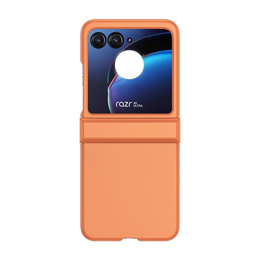 For Motorola Razr 40 Ultra Skin Feel PC Phone Case with Hinge(Orange) by buy2fix