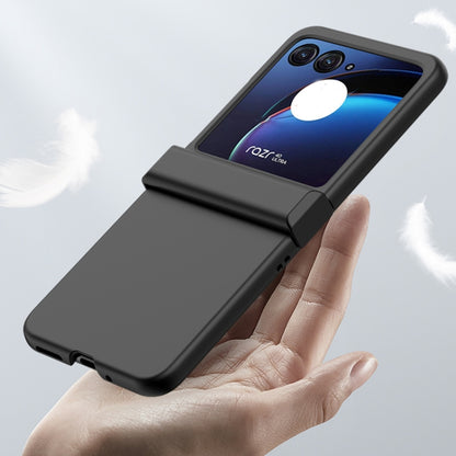 For Motorola Razr 40 Ultra Skin Feel PC Phone Case with Hinge(Orange) by buy2fix