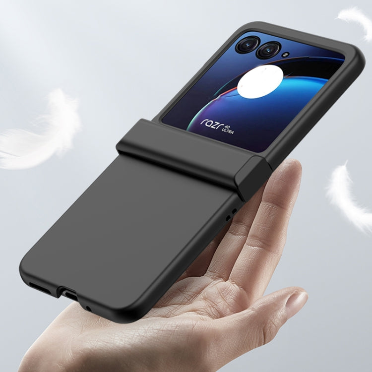 For Motorola Razr 40 Ultra Skin Feel PC Phone Case with Hinge(Green) - Motorola Cases by buy2fix | Online Shopping UK | buy2fix