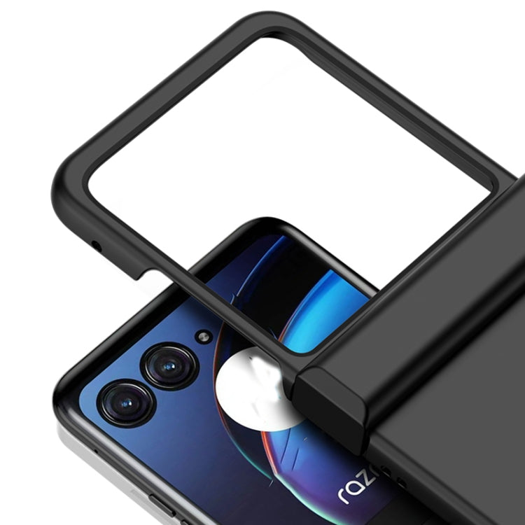 For Motorola Razr 40 Ultra Skin Feel PC Phone Case with Hinge(Blue) by buy2fix