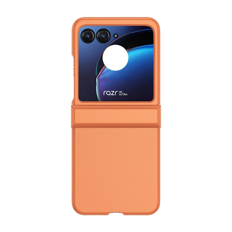 For Motorola Razr 40 Ultra / Razr 2023 3 in 1 Skin Feel PC Phone Case(Orange) by buy2fix