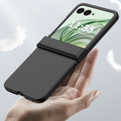 For Motorola Razr 50 Ultra 3 in 1 Skin Feel PC Phone Case(White) by buy2fix